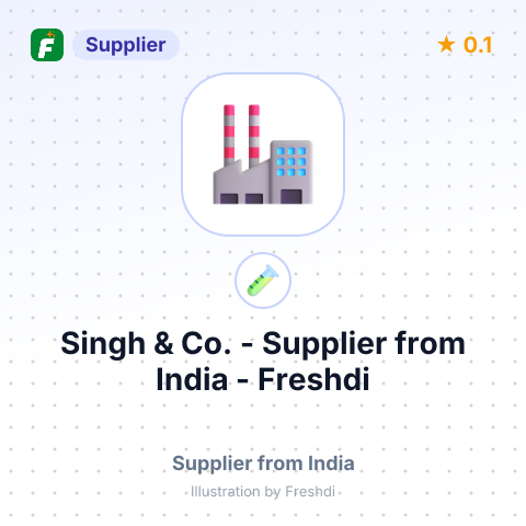 Singh & Co.  – summary card, no photo uploaded yet
