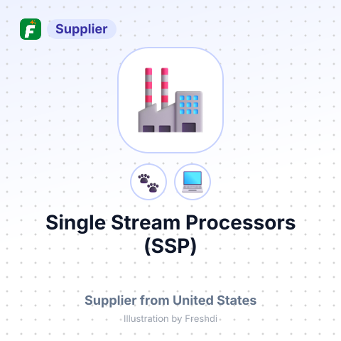 Single Stream Processors (SSP) – summary card, no photo uploaded yet