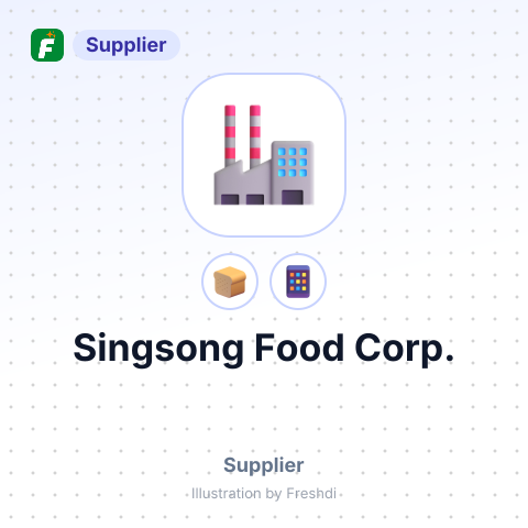 Singsong Food Corp. – summary card, no photo uploaded yet