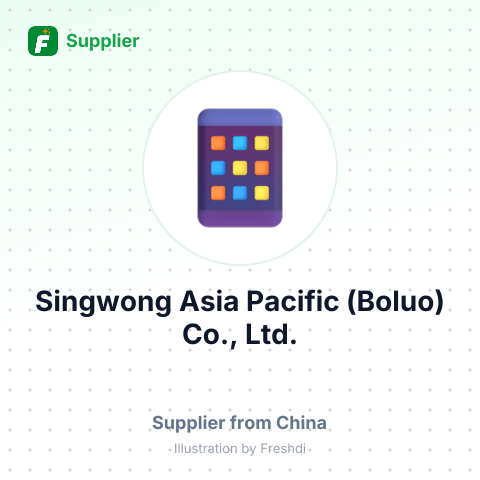 Singwong Asia Pacific (Boluo) Co., Ltd. – summary card, no photo uploaded yet