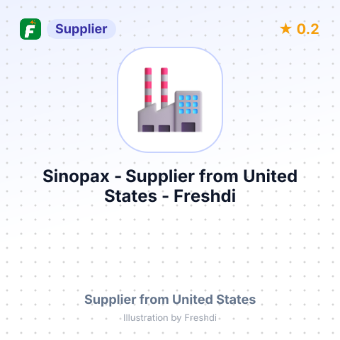 Sinopax – summary card, no photo uploaded yet