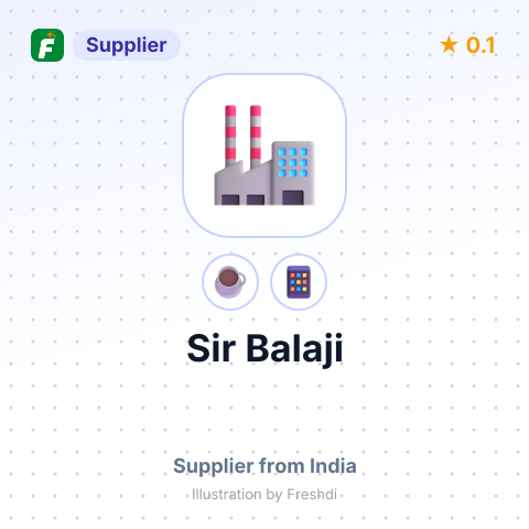 Sir Balaji  – summary card, no photo uploaded yet