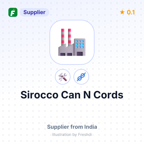 Sirocco Can N Cords  – summary card, no photo uploaded yet