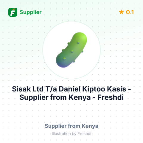 Sisak Ltd T/a Daniel Kiptoo Kasis  – summary card, no photo uploaded yet
