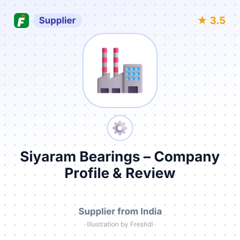 Siyaram Bearings – summary card, no photo uploaded yet