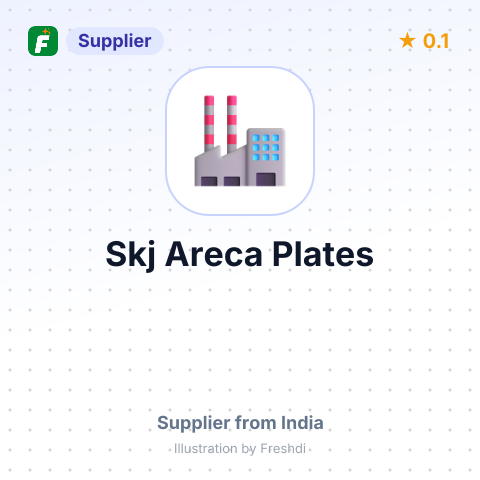 Skj Areca Plates  – summary card, no photo uploaded yet
