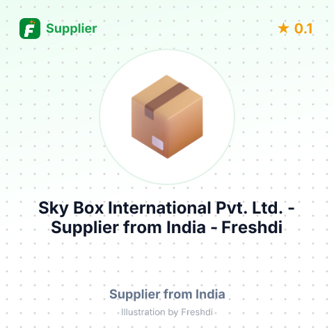 Sky Box International Pvt. Ltd.  – summary card, no photo uploaded yet