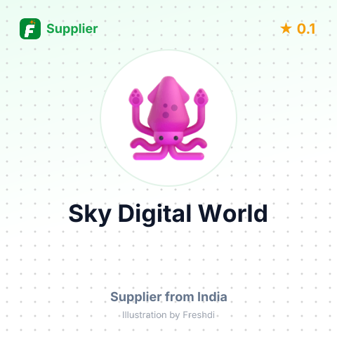 Sky Digital World  – summary card, no photo uploaded yet