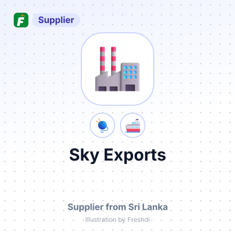 Sky Exports – summary card, no photo uploaded yet