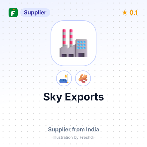Sky Exports  – summary card, no photo uploaded yet