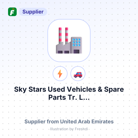 Sky Stars Used Vehicles & Spare Parts Tr. L... – summary card, no photo uploaded yet