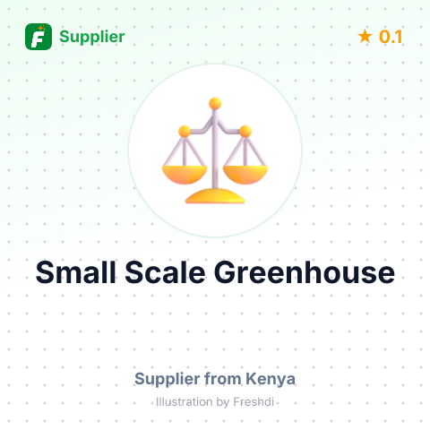 Small Scale Greenhouse – summary card, no photo uploaded yet