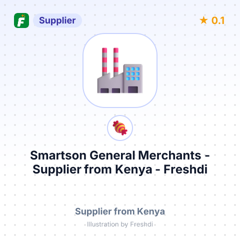 Smartson General Merchants  – summary card, no photo uploaded yet
