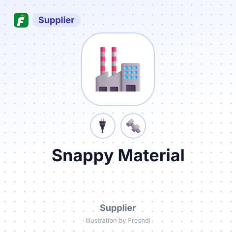 Snappy Material – summary card, no photo uploaded yet