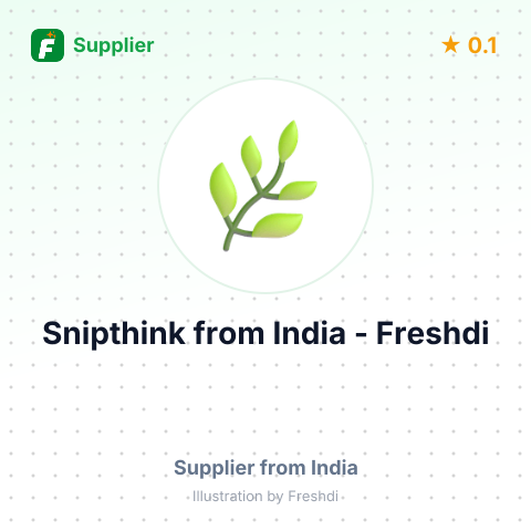 Snipthink  – summary card, no photo uploaded yet