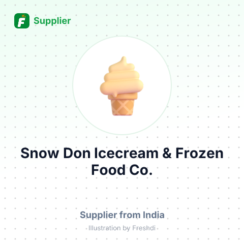 Snow Don Icecream & Frozen Food Co. – summary card, no photo uploaded yet
