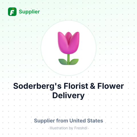 Soderberg's Florist & Flower Delivery – summary card, no photo uploaded yet