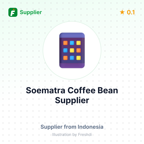 Soematra Coffee Bean Supplier  – summary card, no photo uploaded yet