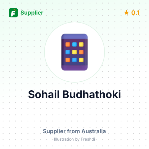 Sohail Budhathoki  – summary card, no photo uploaded yet