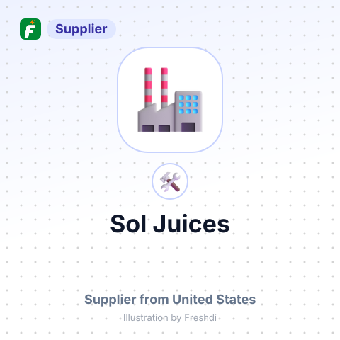 Sol Juices – summary card, no photo uploaded yet