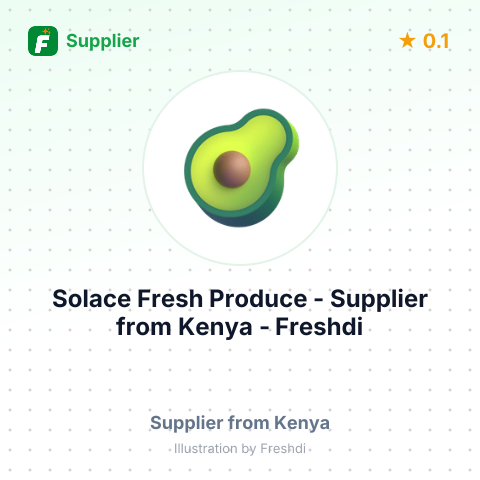 Solace Fresh Produce  – summary card, no photo uploaded yet