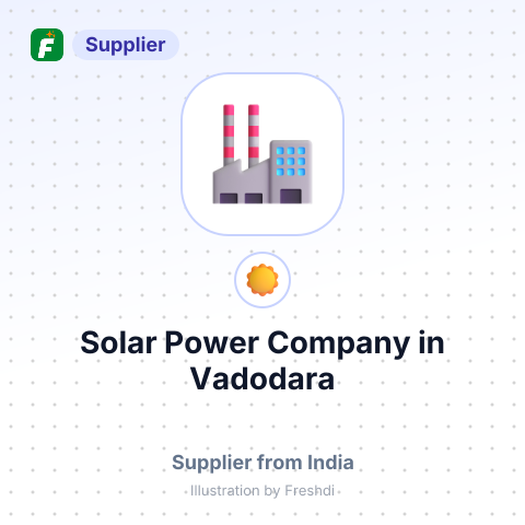 Solar Power Company in Vadodara – summary card, no photo uploaded yet