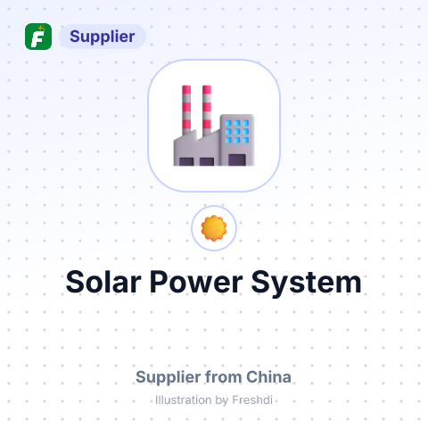 Solar Power System – summary card, no photo uploaded yet