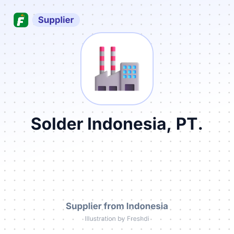 Solder Indonesia, PT. – summary card, no photo uploaded yet