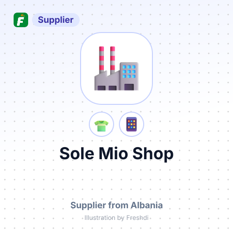 Sole Mio Shop – summary card, no photo uploaded yet