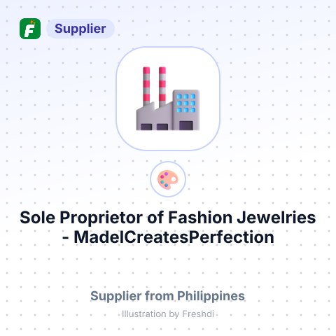 Sole Proprietor of Fashion Jewelries - MadelCreatesPerfection – summary card, no photo uploaded yet