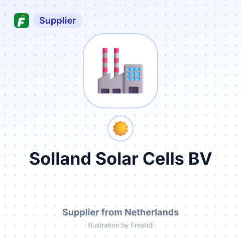 Solland Solar Cells BV – summary card, no photo uploaded yet