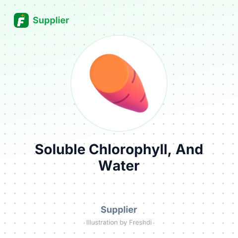 Soluble Chlorophyll, And Water – summary card, no photo uploaded yet