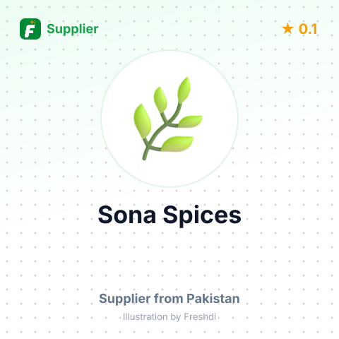 Sona Spices  – summary card, no photo uploaded yet