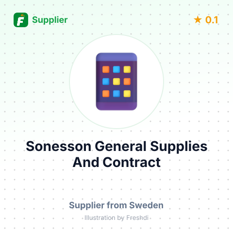 Sonesson General Supplies And Contract  – summary card, no photo uploaded yet
