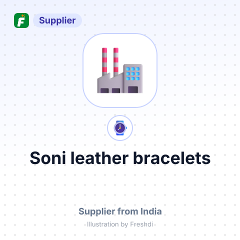 Soni leather bracelets – summary card, no photo uploaded yet