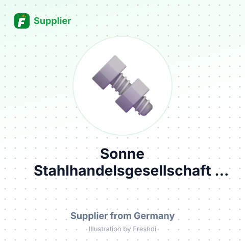 Sonne Stahlhandelsgesellschaft GmbH – summary card, no photo uploaded yet