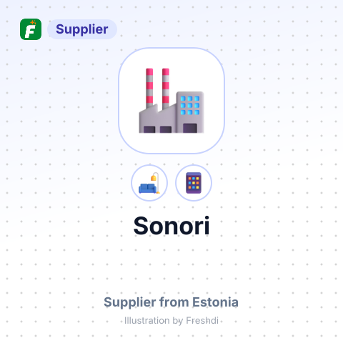 Sonori – summary card, no photo uploaded yet