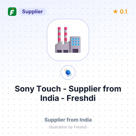 Sony Touch  – summary card, no photo uploaded yet