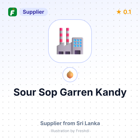 Sour Sop Garren Kandy – summary card, no photo uploaded yet