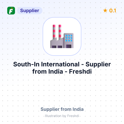 South-In International  – summary card, no photo uploaded yet