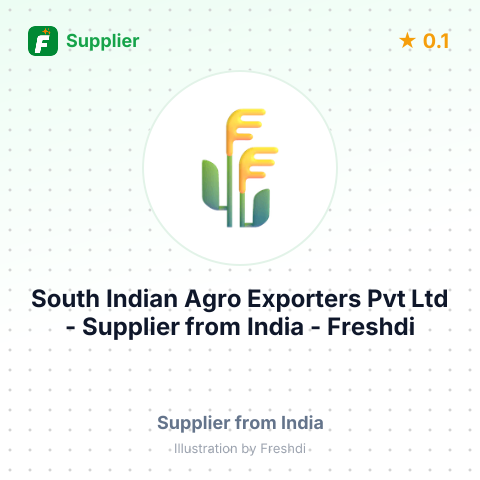 South Indian Agro Exporters Pvt Ltd  – summary card, no photo uploaded yet