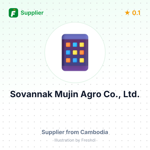 Sovannak Mujin Agro Co., Ltd.  – summary card, no photo uploaded yet
