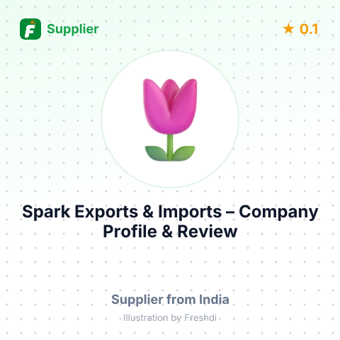 Spark Exports & Imports – summary card, no photo uploaded yet