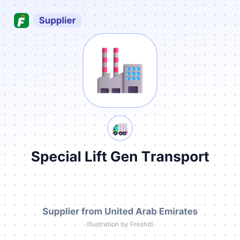 Special Lift Gen Transport – summary card, no photo uploaded yet