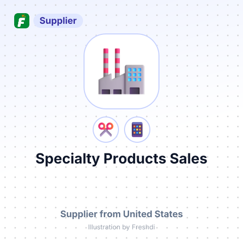 Specialty Products Sales – summary card, no photo uploaded yet