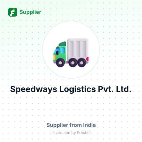 Speedways Logistics Pvt., Ltd. – summary card, no photo uploaded yet