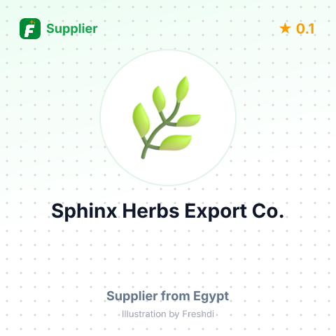 Sphinx Herbs Export Co.  – summary card, no photo uploaded yet