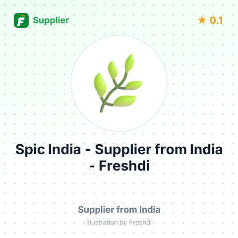 Spic India  – summary card, no photo uploaded yet