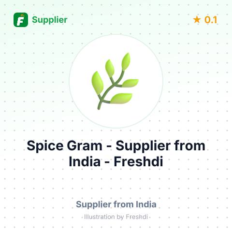 Spice Gram  – summary card, no photo uploaded yet
