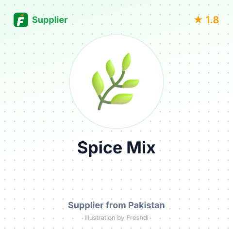 Spice Mix – summary card, no photo uploaded yet